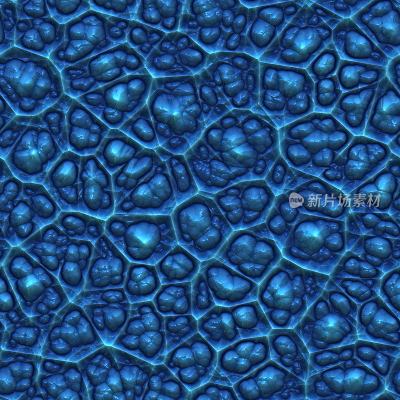 有机异型细胞大脑结构-无缝瓷砖模式HD - 04